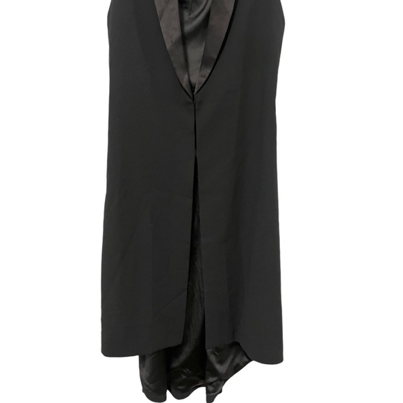 ALICE + OLIVIA Employed Black Vest Tuxedo Topper Jacket - Picture 4 of 7